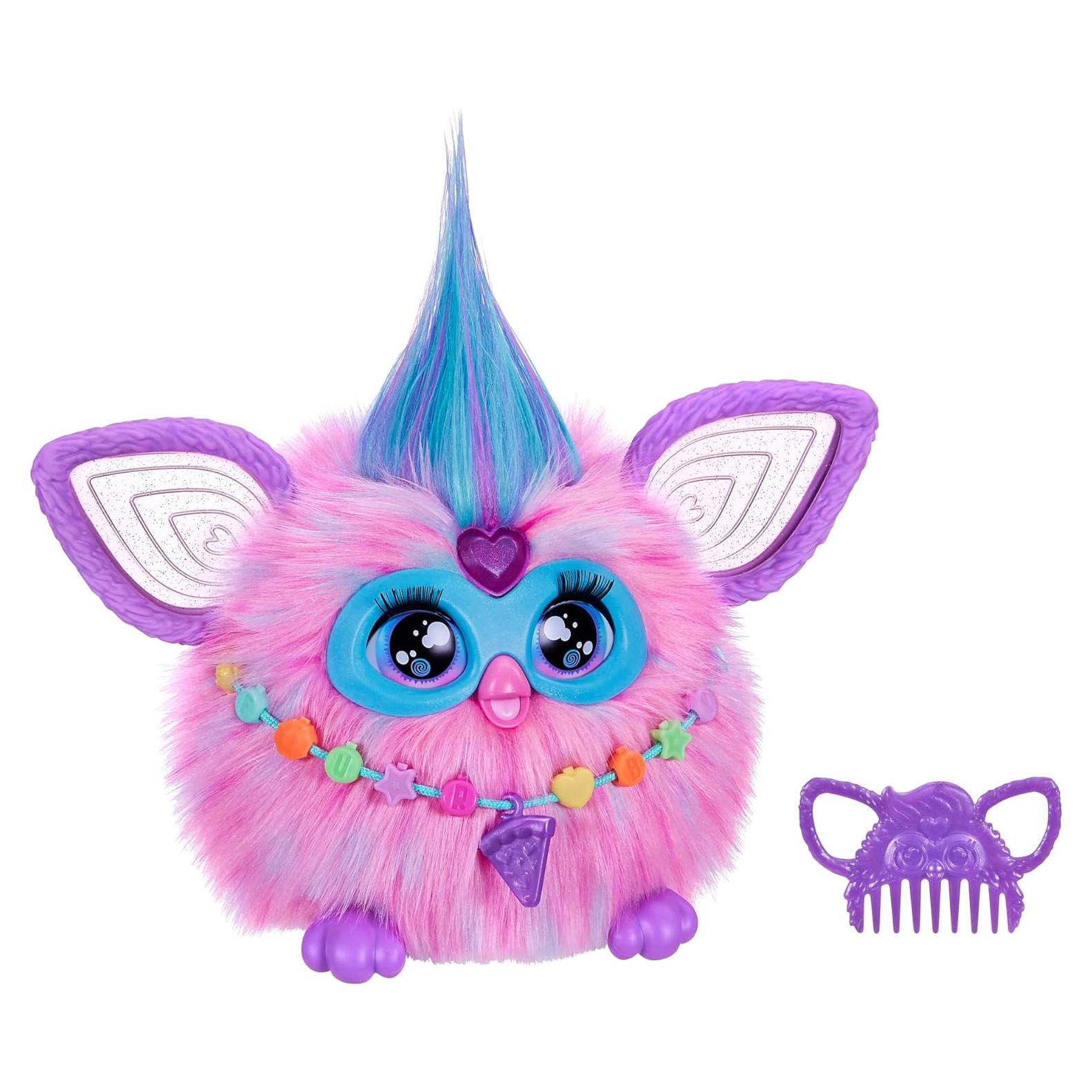 Furby Algodón de Azúcar Hasbro - Juguete Interactivo Rosa y Azul