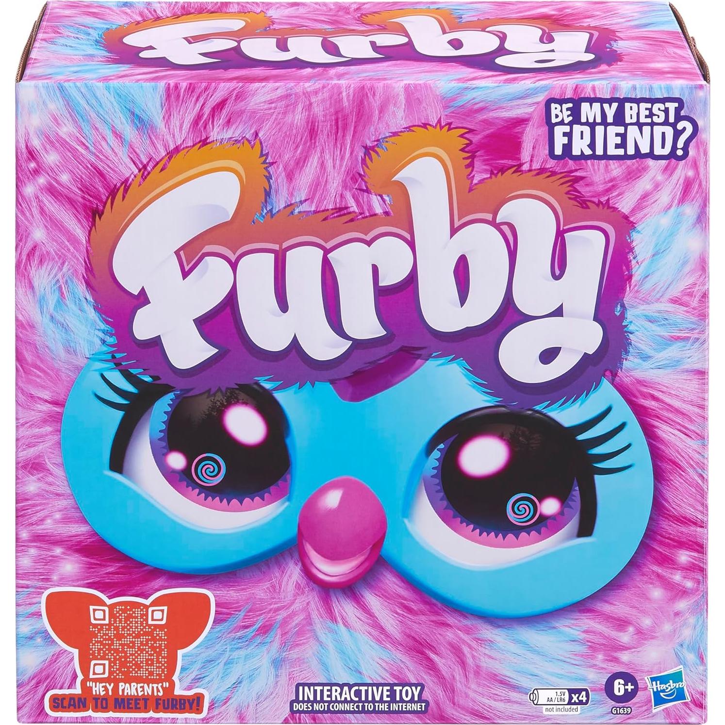 Furby Algodón de Azúcar Hasbro - Juguete Interactivo Rosa y Azul