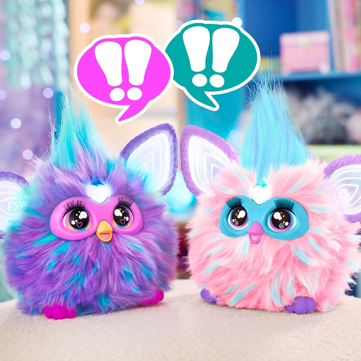 Furby Algodón de Azúcar Hasbro - Juguete Interactivo Rosa y Azul