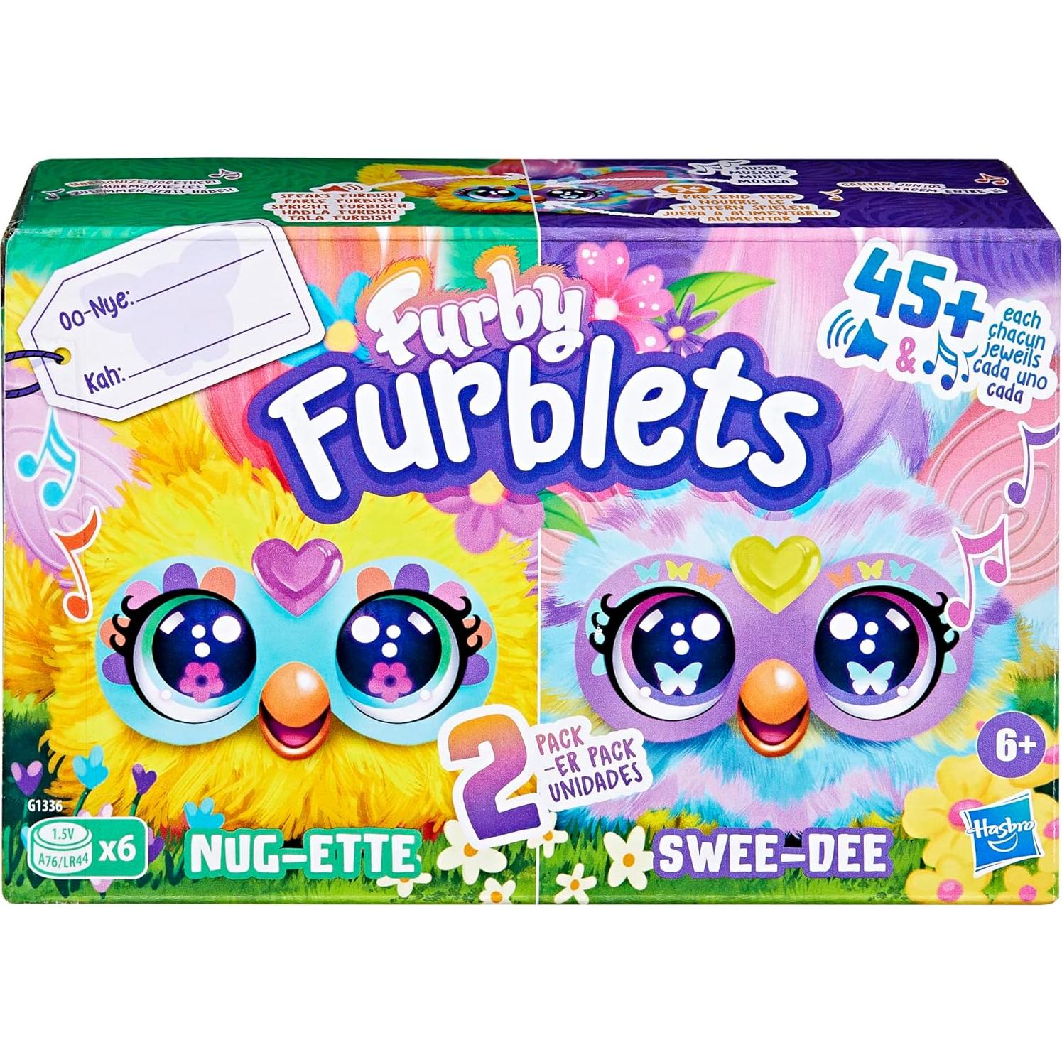 Furby Furblets Mini Juguetes Electrónicos de Primavera 2 Pcs