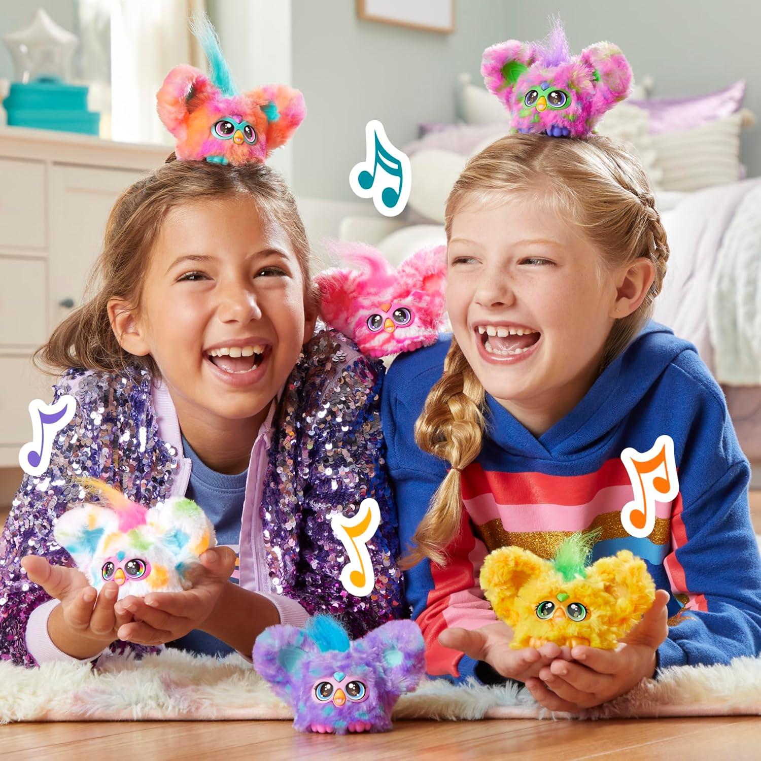 Furby Furblets Ree-Mix Mini Juguete Electrónico Coral 45+ Sonidos