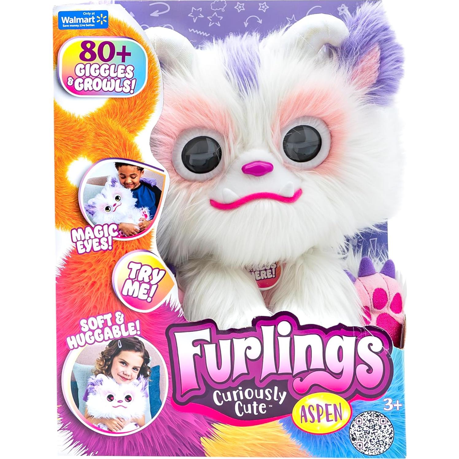 Furlings Aspen - Juguete de peluche interactivo 33 cm