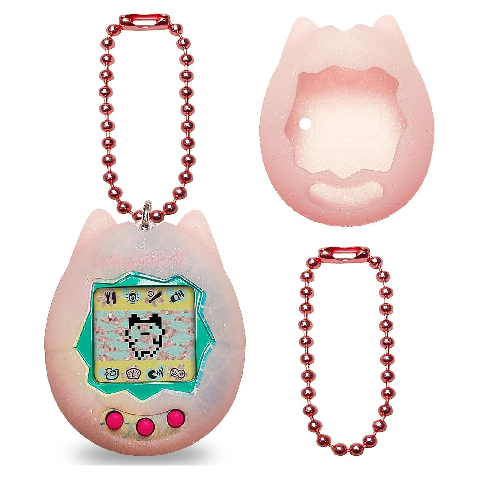 Funda de Silicona Rosa para Tamagotchi Original - Accesorio