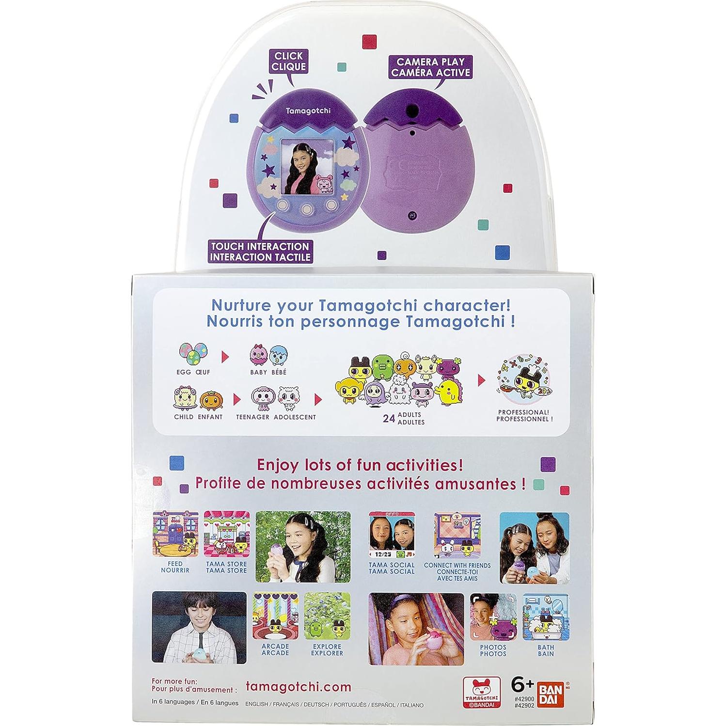 Tamagotchi Pix Bandai 42902 Mascota Virtual con Cámara y Juegos