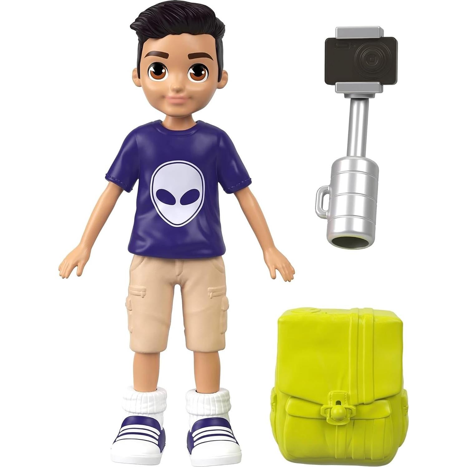 Muñeca Polly Pocket Nicolás Wells Activa 7.62 cm con Accesorios