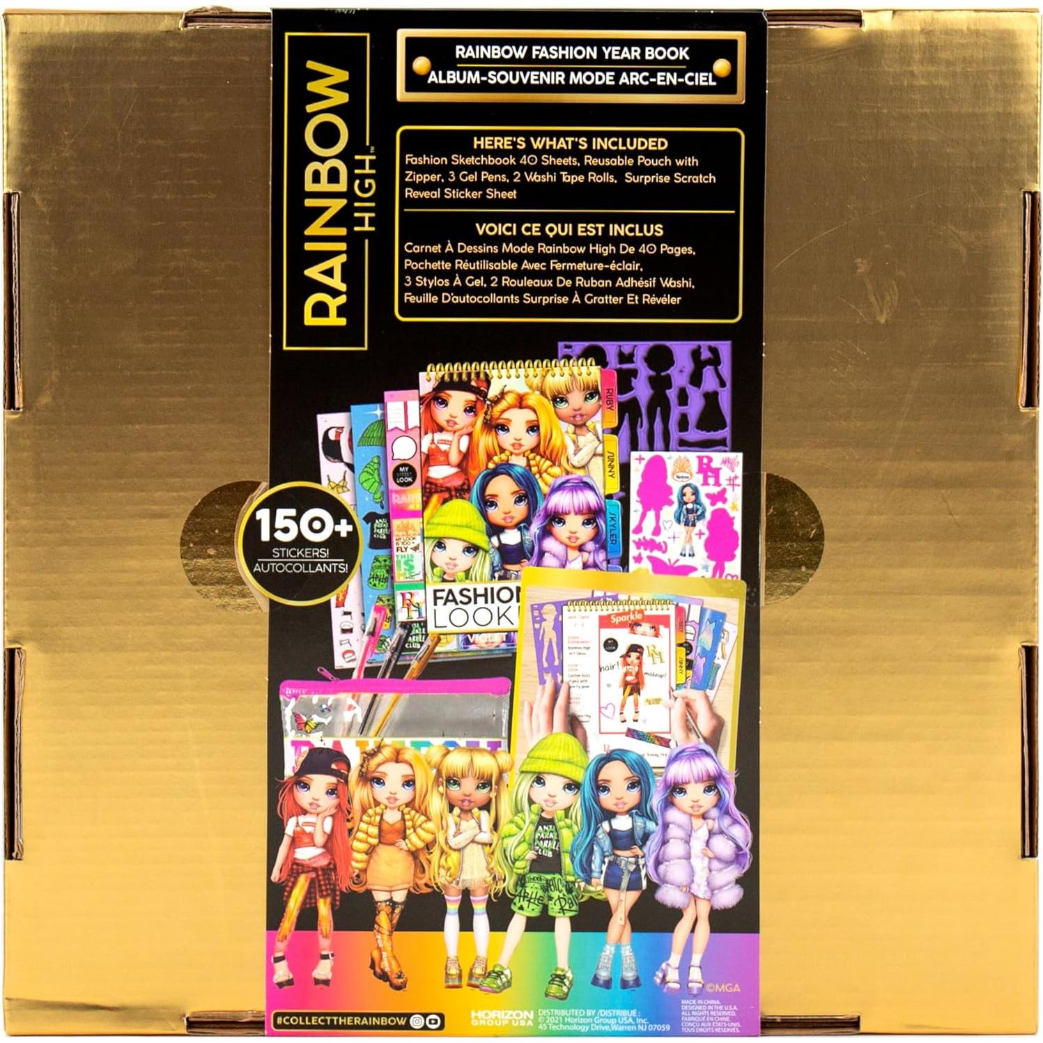 Anuario de Moda Rainbow High Horizon Group USA, 150 Stickers