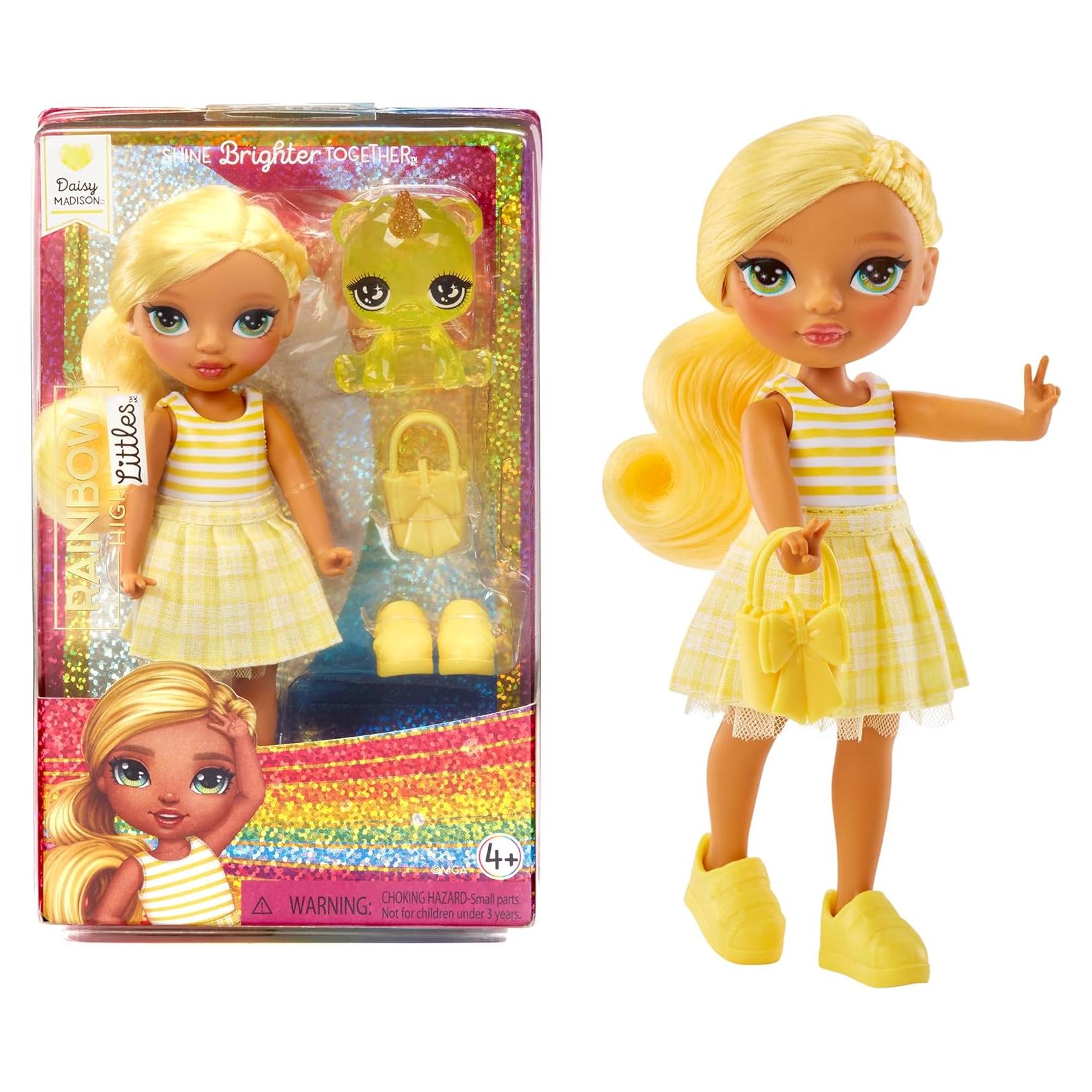 Muñeca Rainbow High Littles Daisy Madison 14 cm con Mascota