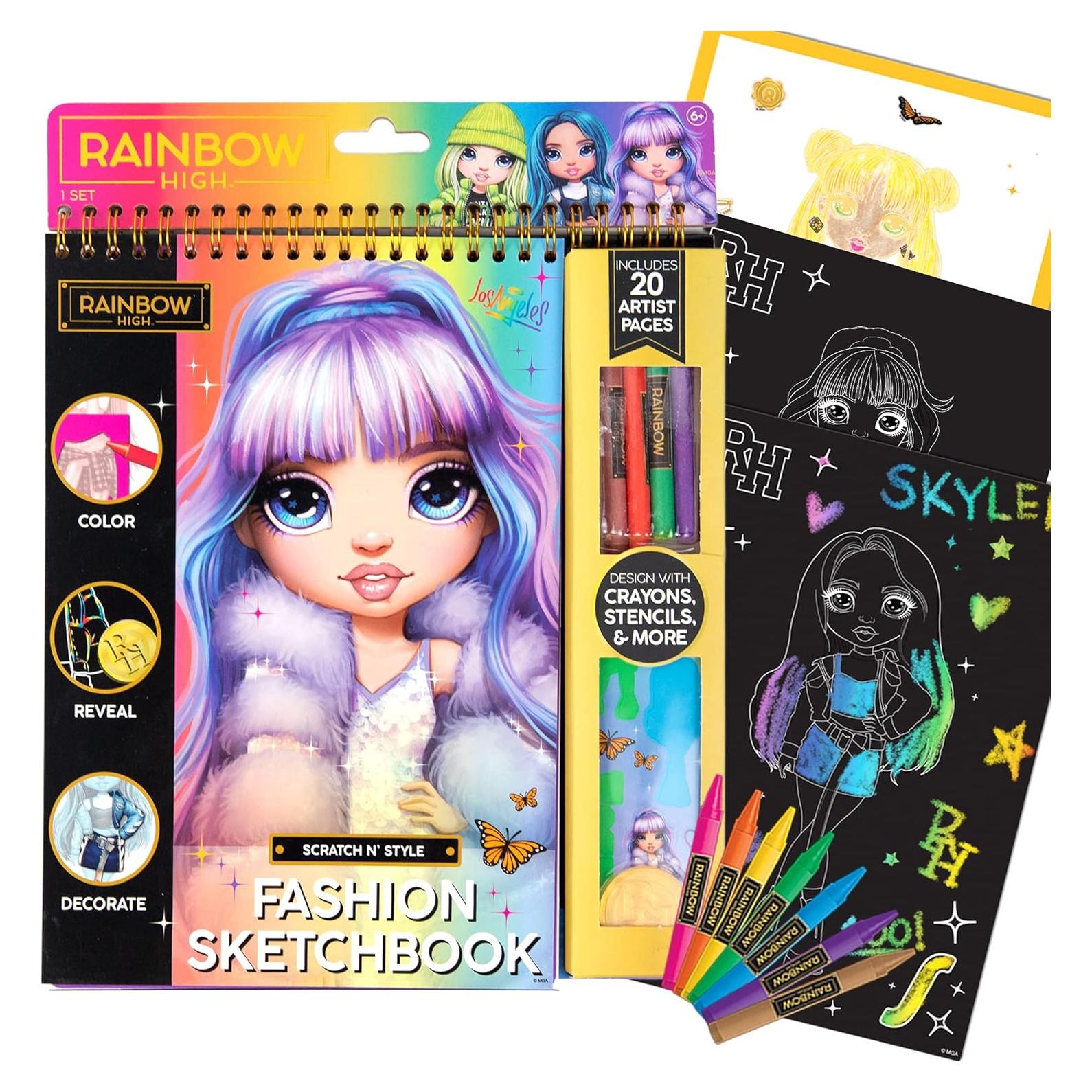 Cuaderno de Bocetos de Moda Rainbow High - Horizon Group USA