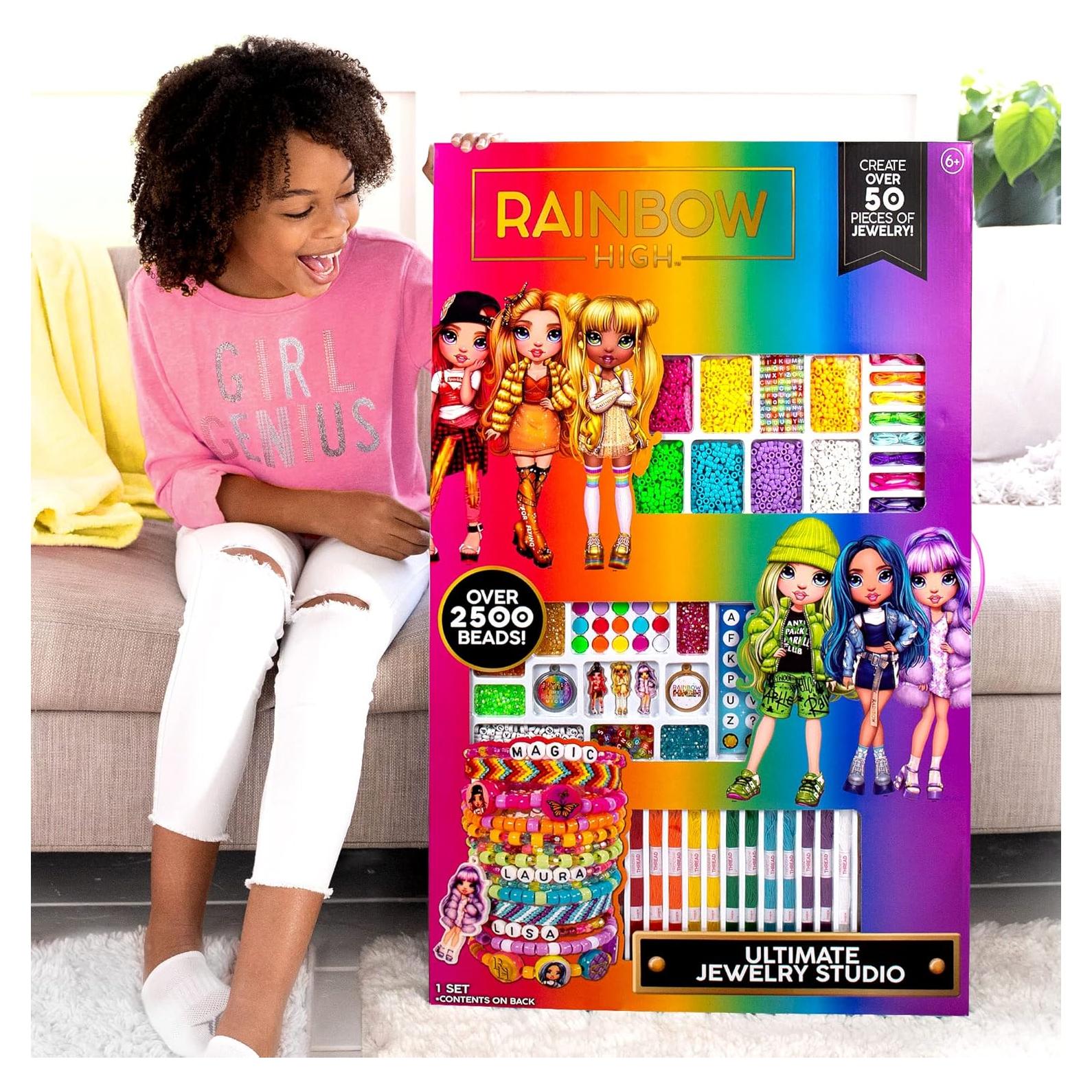 Kit de Joyería Rainbow High - Estudio Definitivo 2500+ Cuentas