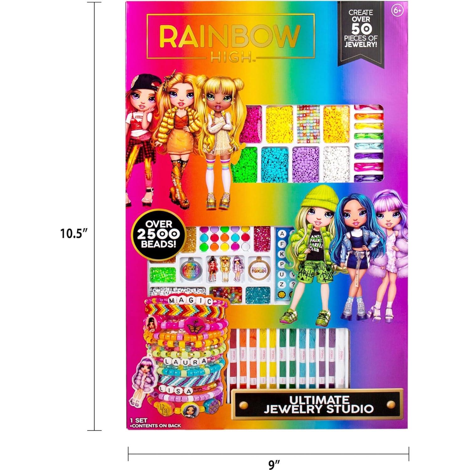 Kit de Joyería Rainbow High - Estudio Definitivo 2500+ Cuentas