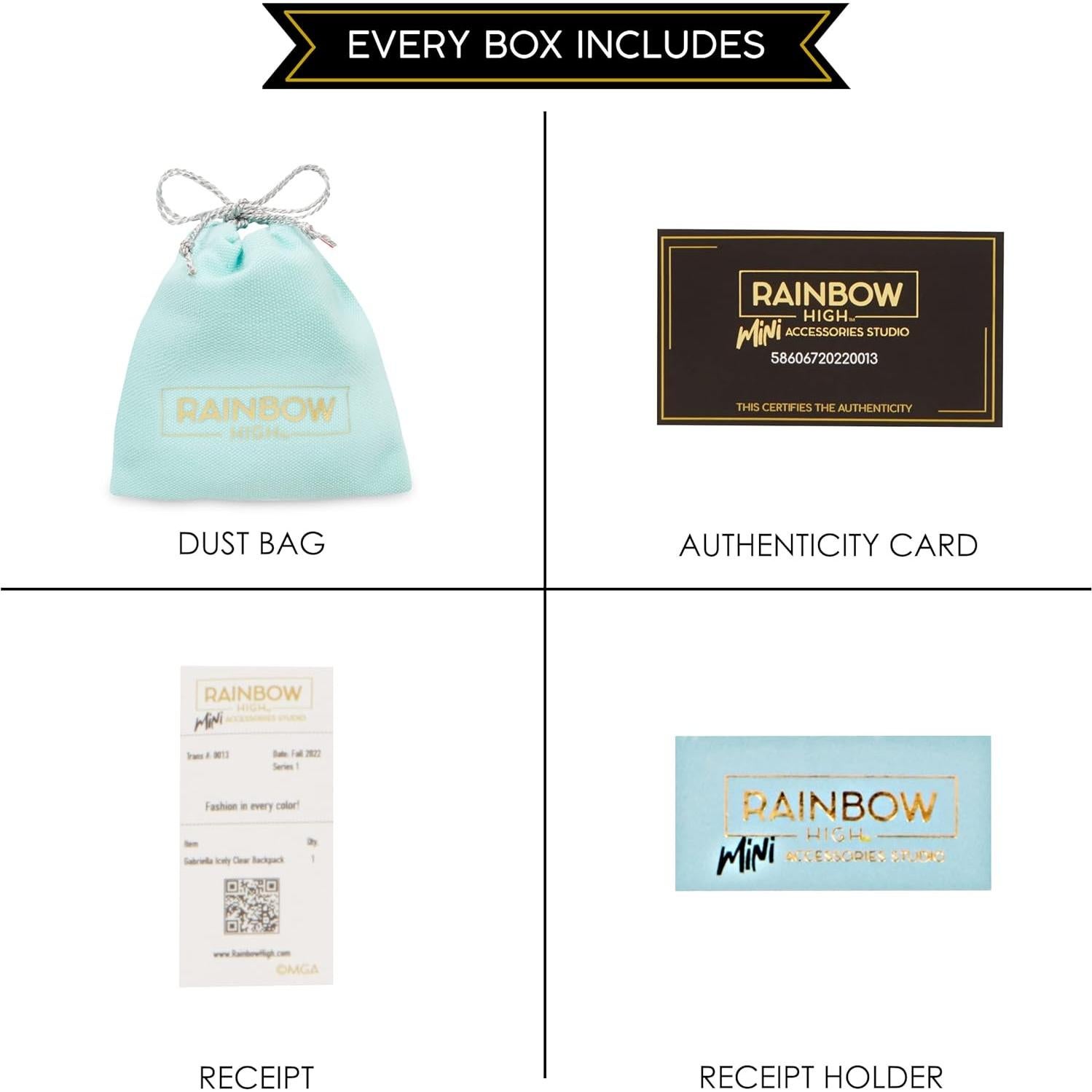 Bolsos Mini Accesorios Rainbow High - 25+ Coleccionables Moda