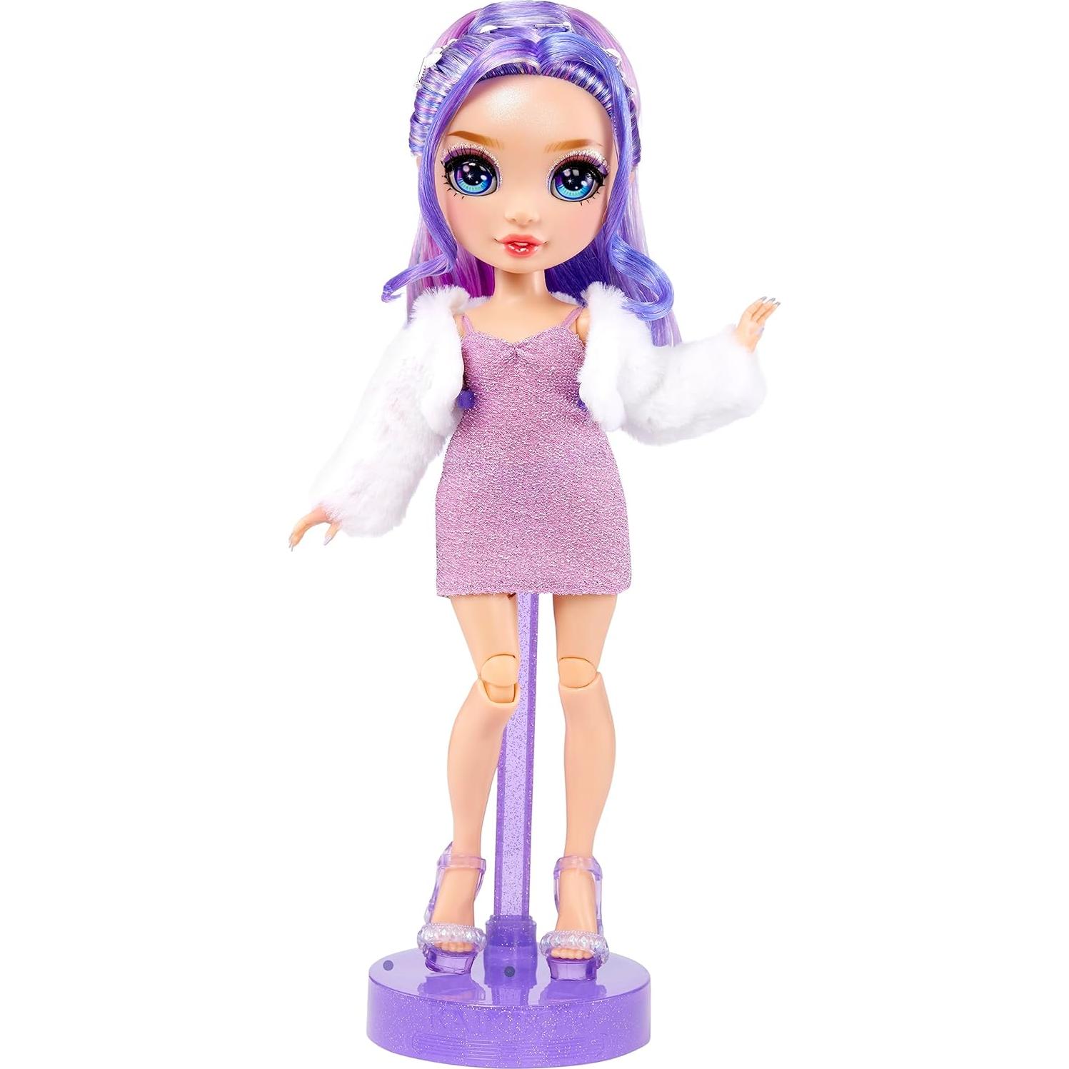 Muñeca de Moda Violet Willow Rainbow High 27.94 cm con Accesorios
