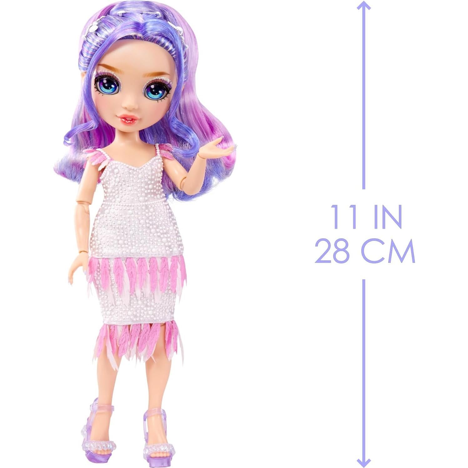 Muñeca de Moda Violet Willow Rainbow High 27.94 cm con Accesorios