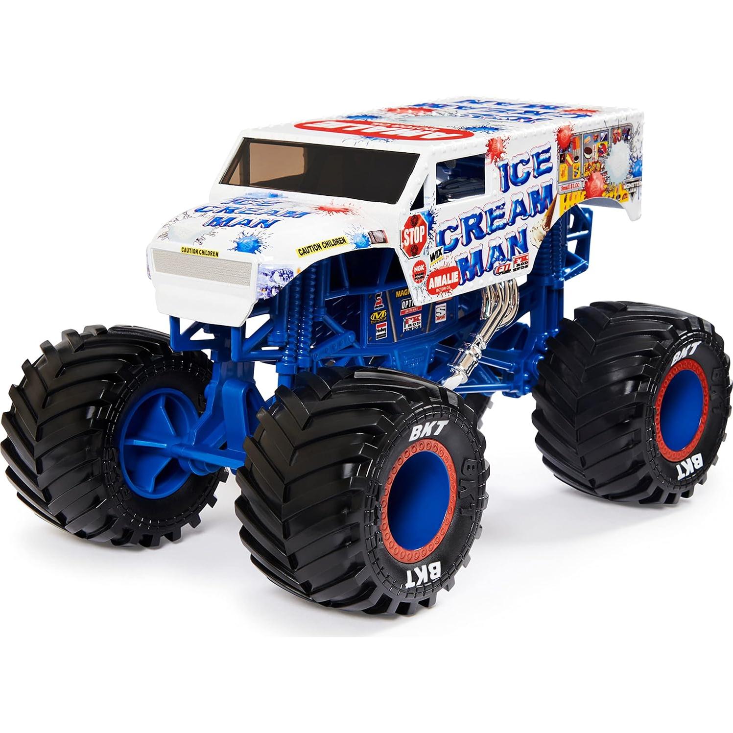 Camión de Helados Monster Jam Spin Master 1:24 Detalles Realistas
