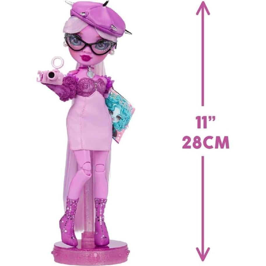 Muñeca de Moda Lavanda Rainbow High - Atuendo Elegante y Accesorios