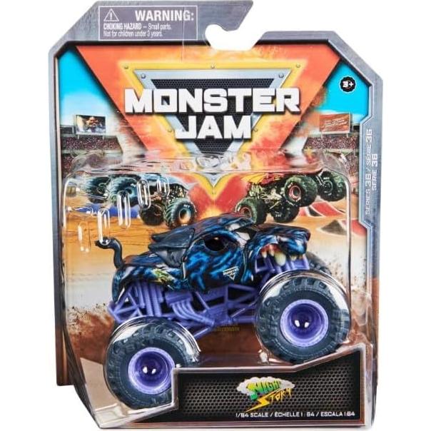 Camión Monstruo Diecast 1:64 Monster Jam 2024 Noche Tormenta