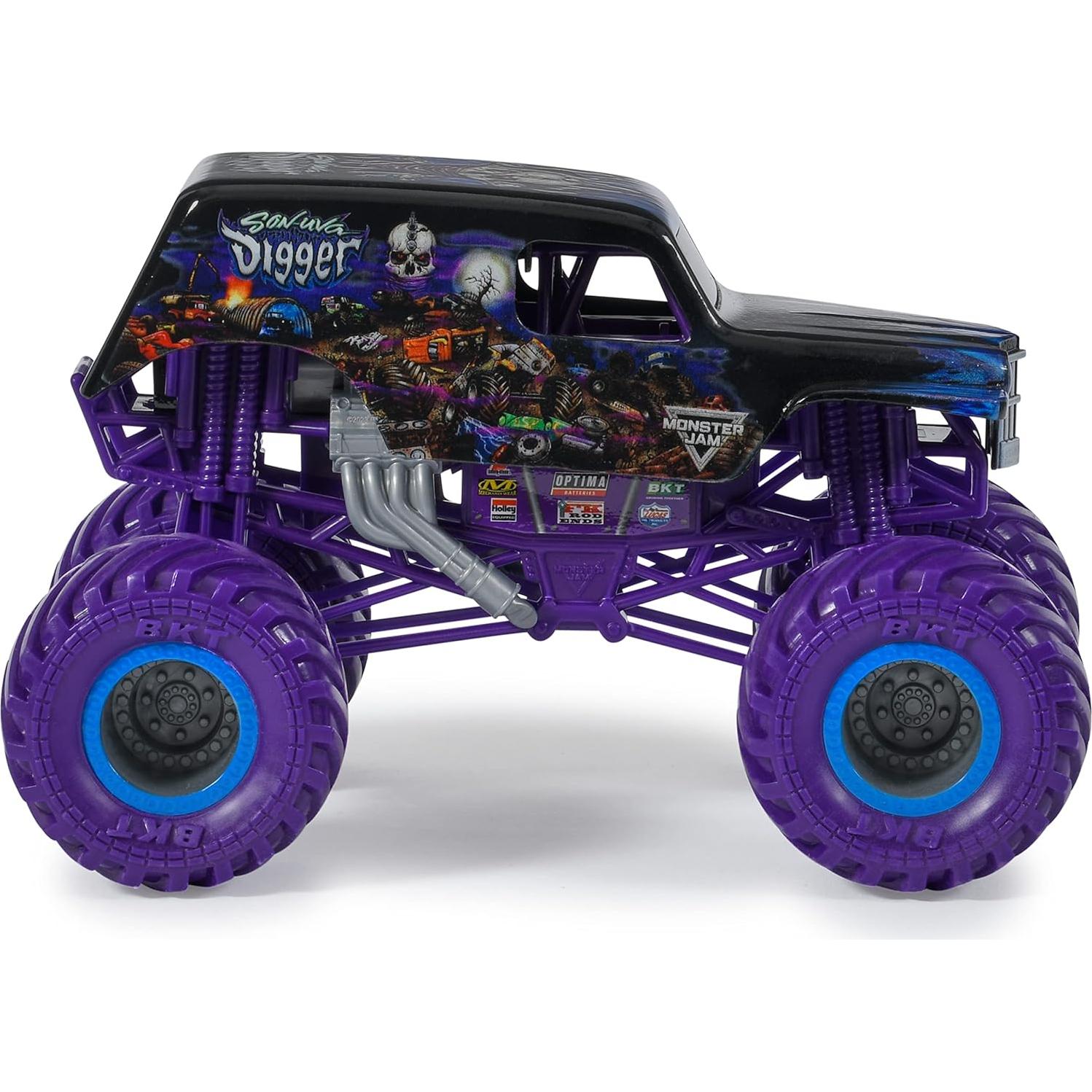 Camión Monster Jam Son-uva Digger 1:24 Spin Master