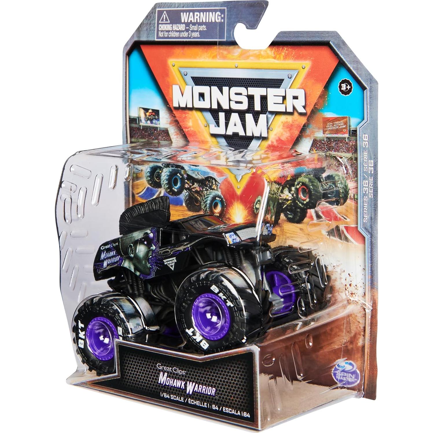 Camión Monster Jam Oficial Mohawk Die-Cast 1:64 - Spin Master