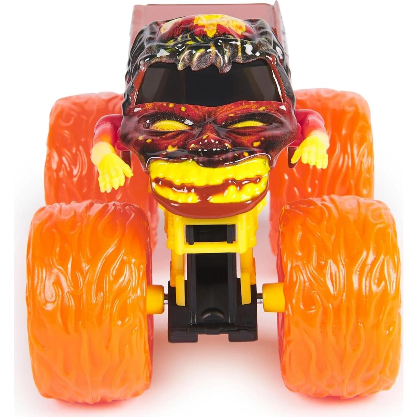 Monster Jam 2024 Fuego y Hielo 2-Pack Camiones 1:64 Zombie y Pesadilla