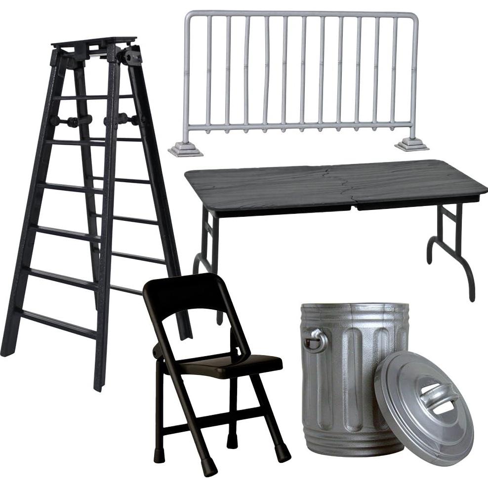 Juego de 5 Accesorios para Figuras de Lucha Libre ELYAN