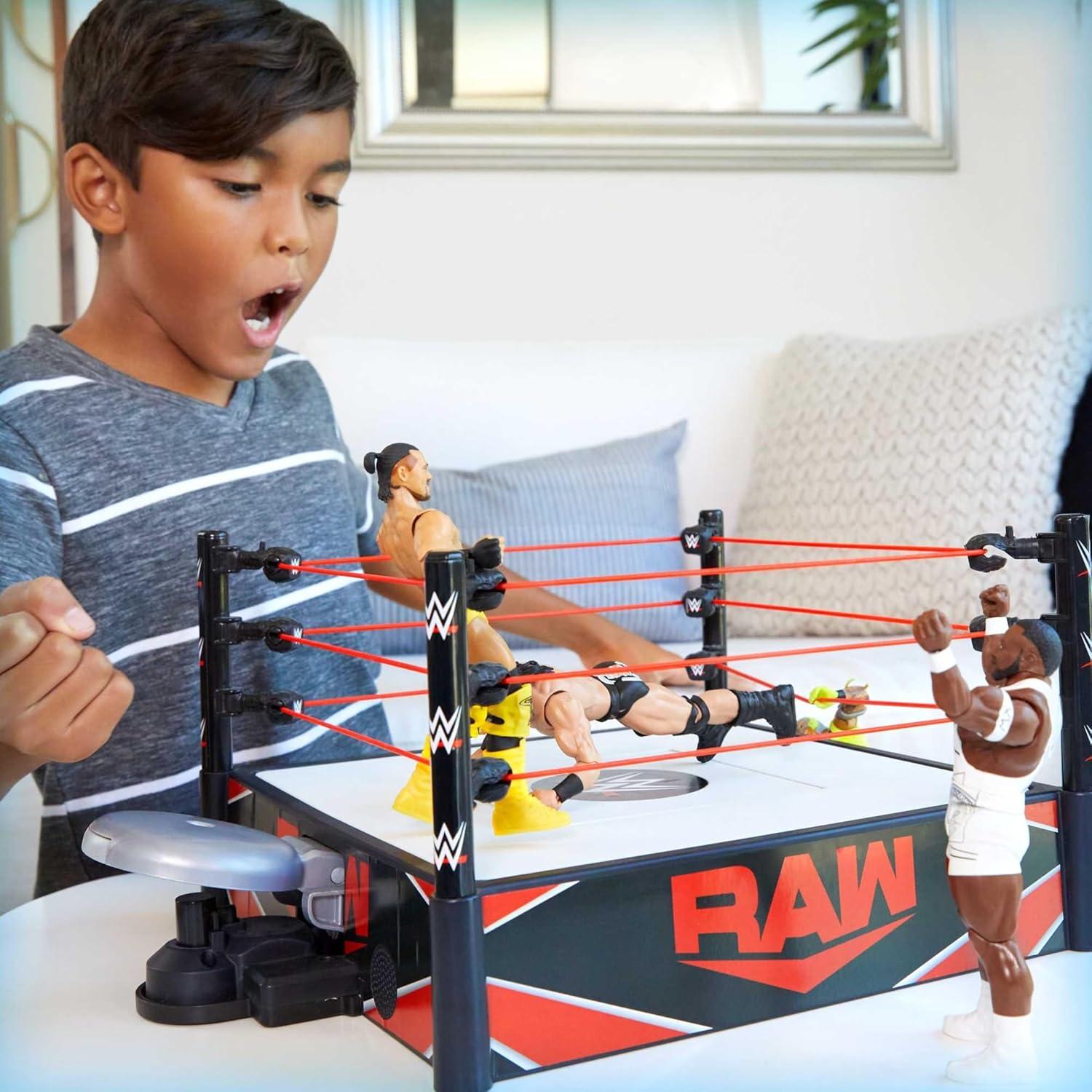 Set de Juego WWE Wrekkin Kickout Ring Mattel 41.4x32.3x52.3 cm