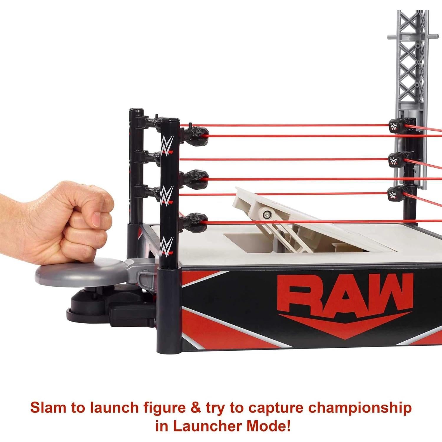 Set de Juego WWE Wrekkin Kickout Ring Mattel 41.4x32.3x52.3 cm