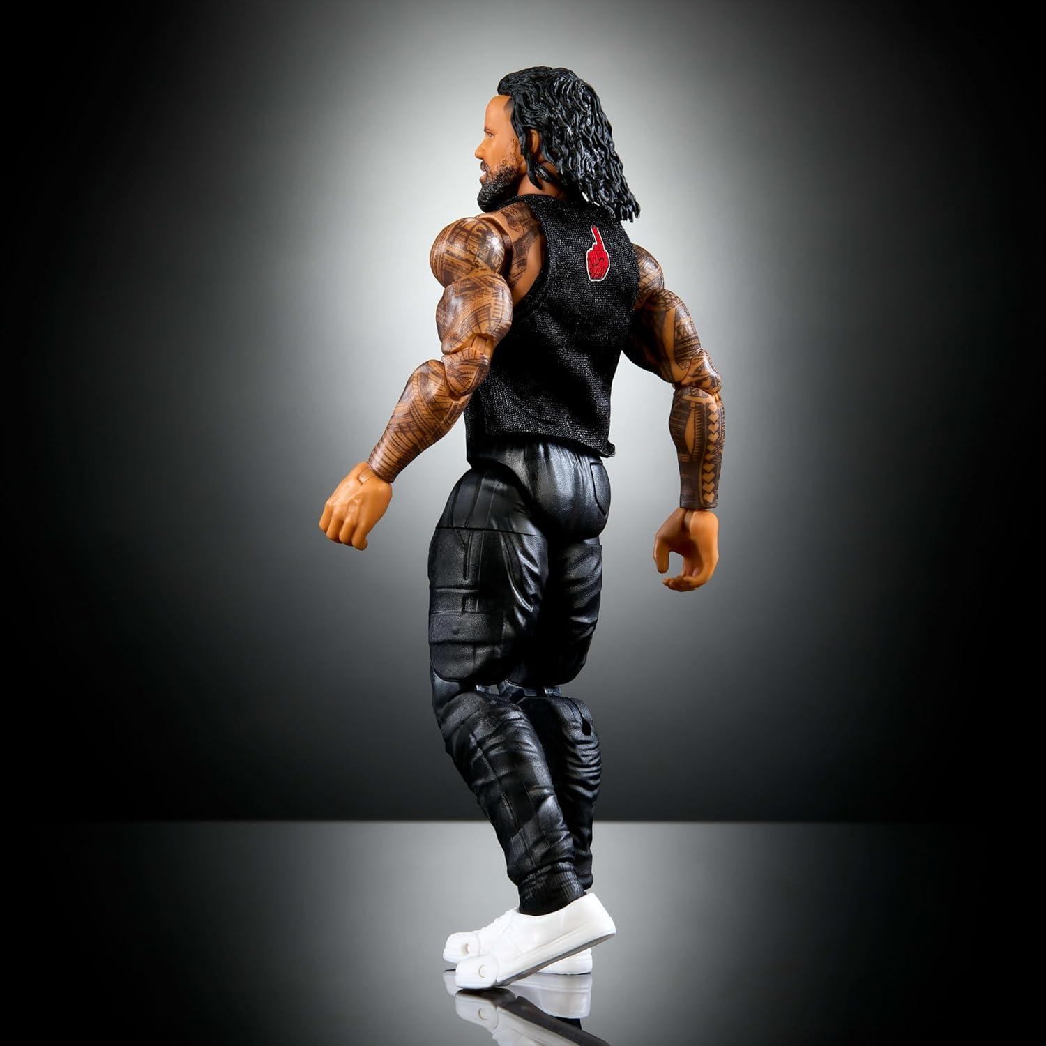 Figura de Acción Elite WWE Mattel Jimmy Uso 15 cm con Accesorios