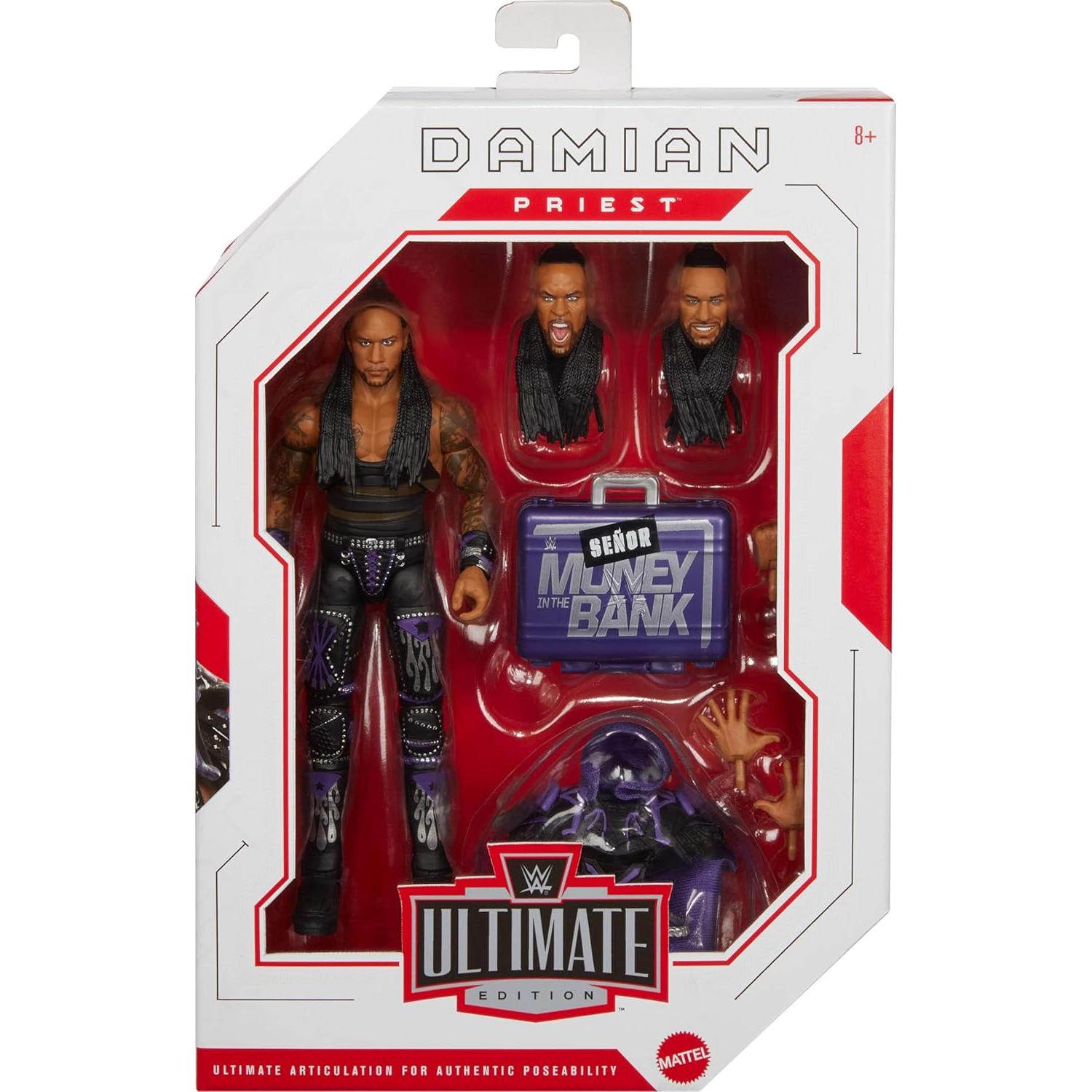 Figura de Acción Mattel WWE Ultimate Edition Damian Priest 15.24 cm