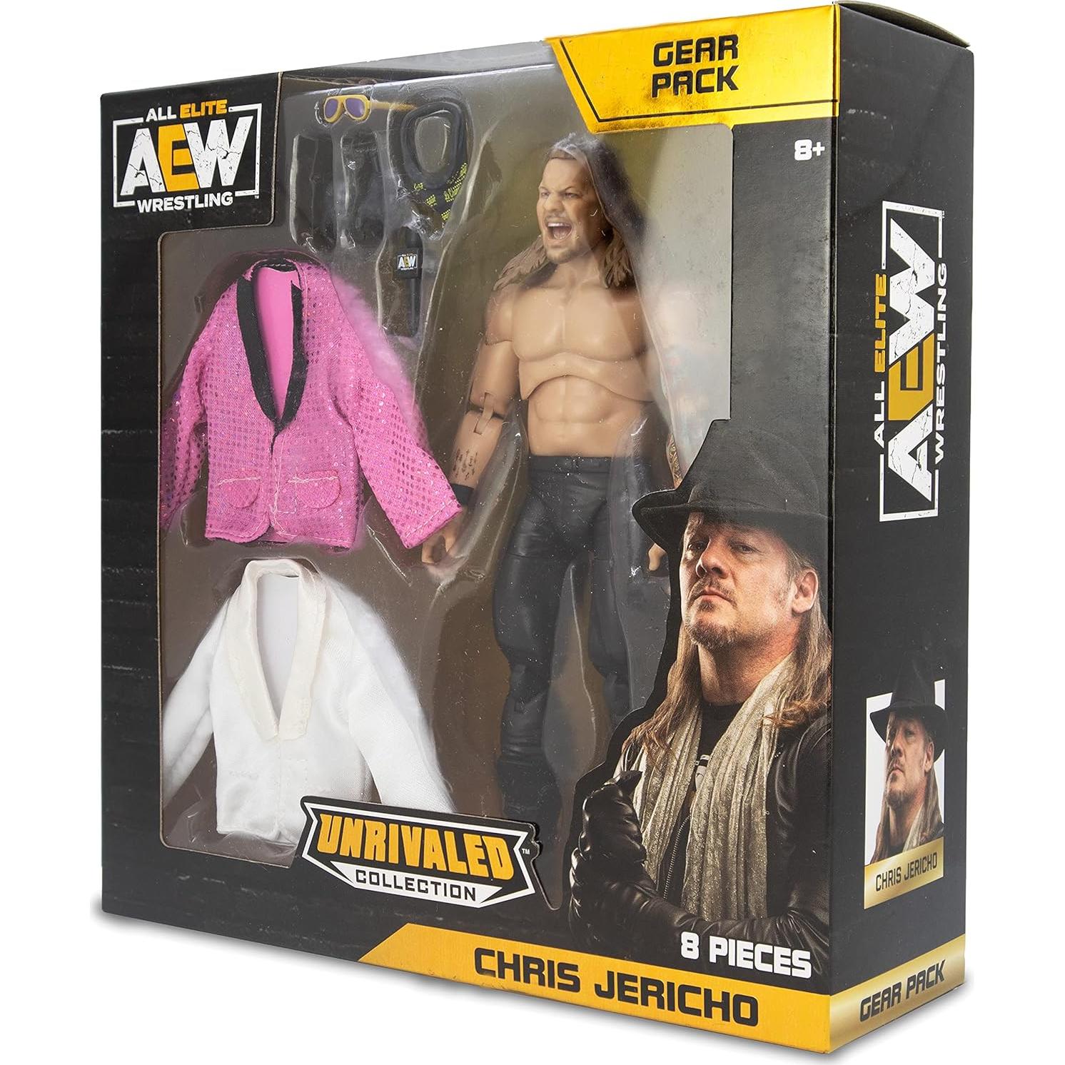 Figura de acción Chris Jericho AEW Unrivaled 16.5 cm