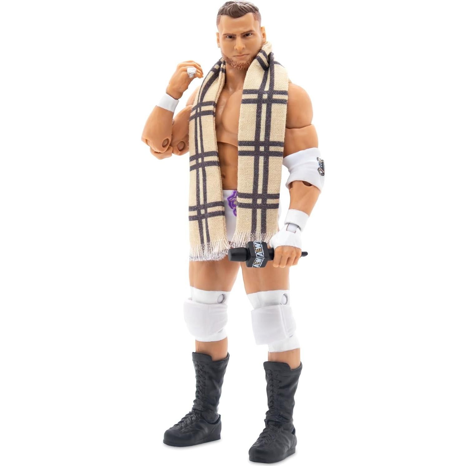 Figura de acción AEW MJF con bufanda Unmatched 4 Jazwares