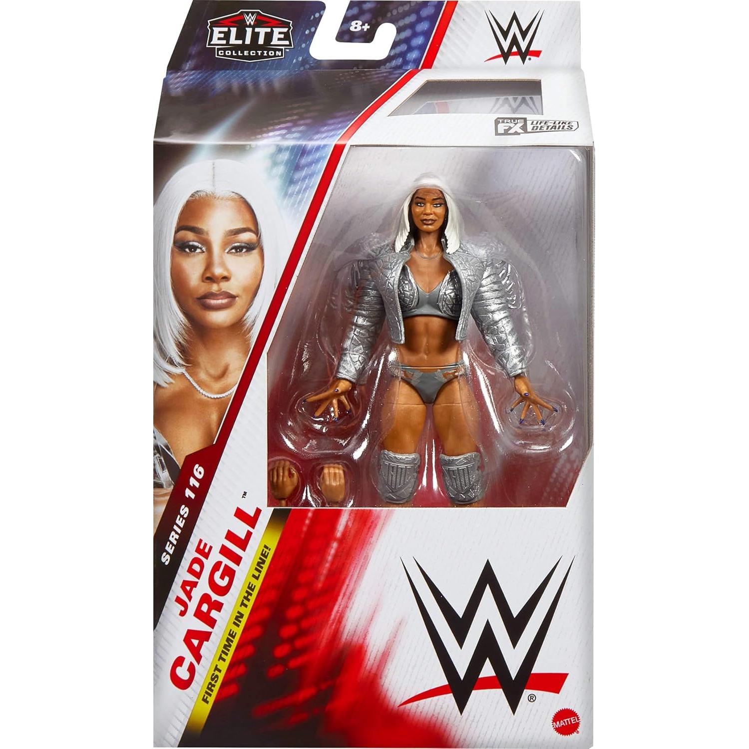 Figura de Acción Elite WWE Mattel Jade Cargill 15 cm Articulada