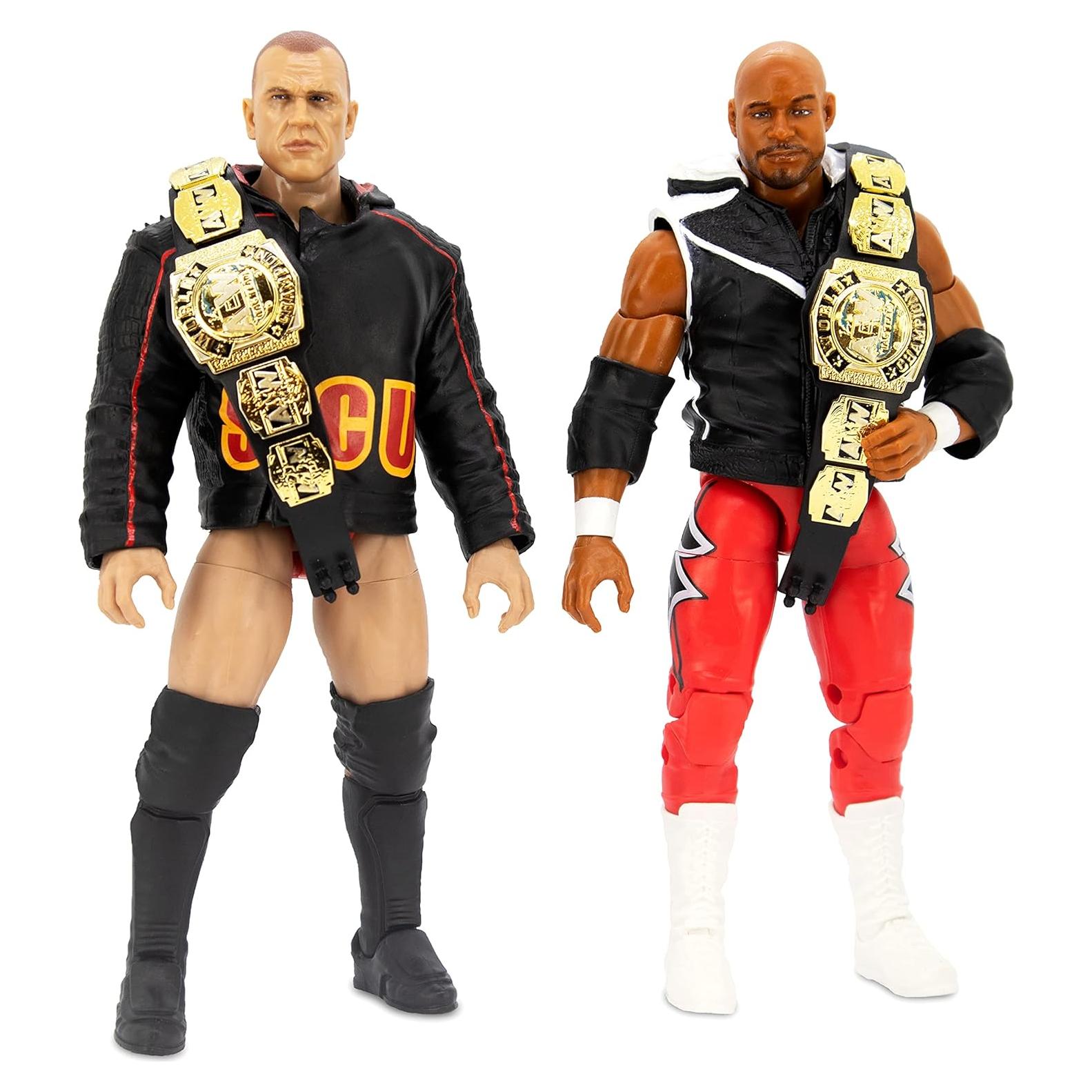 Figuras de Acción AEW Unrivaled Frankie Kazarian y Scorpio Sky