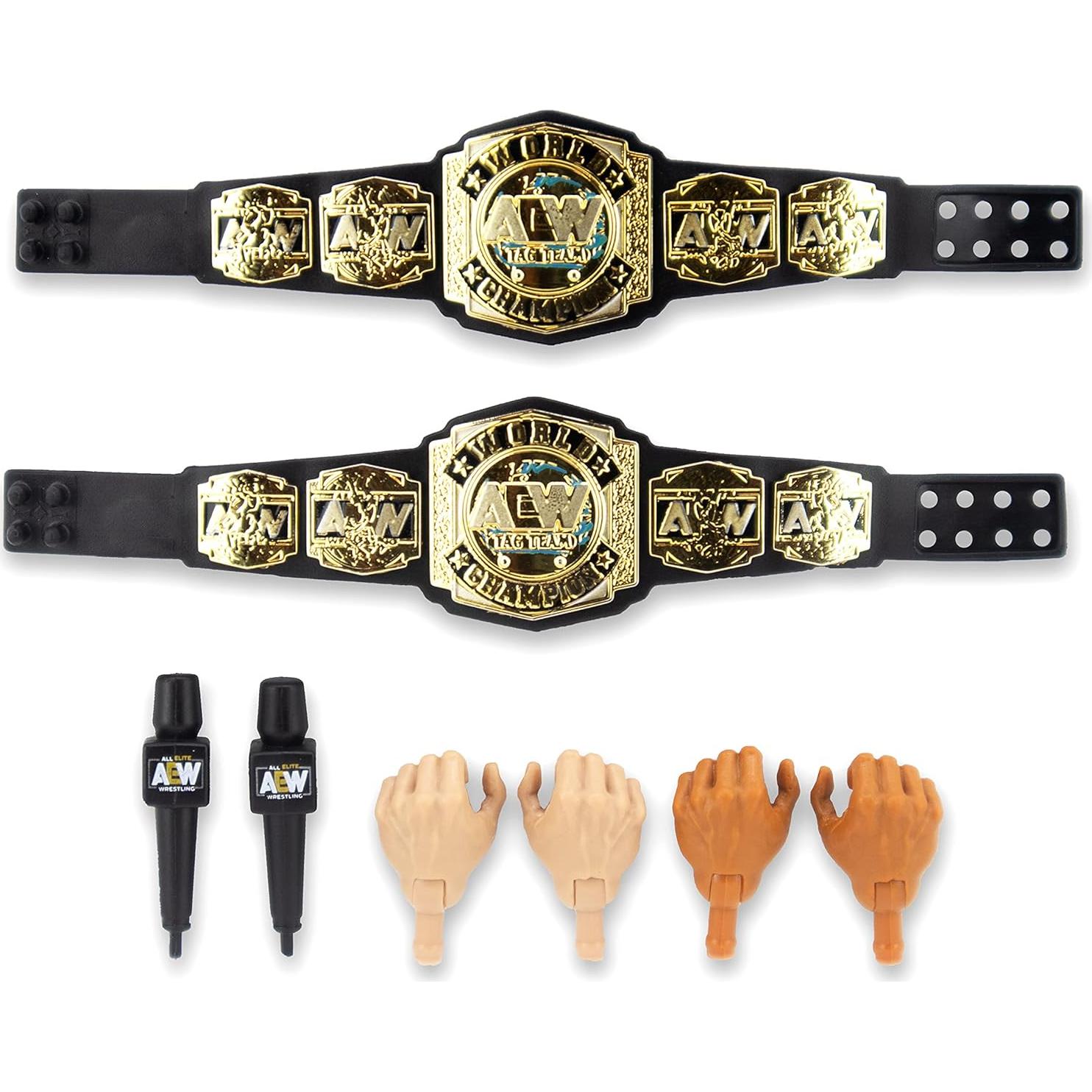 Figuras de Acción AEW Unrivaled Frankie Kazarian y Scorpio Sky