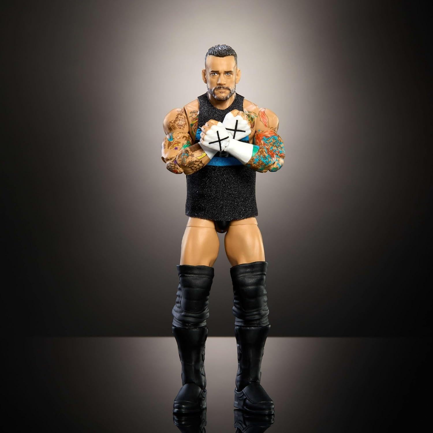 Figura de Acción Mattel WWE Elite CM Punk 15.24 cm con Accesorios