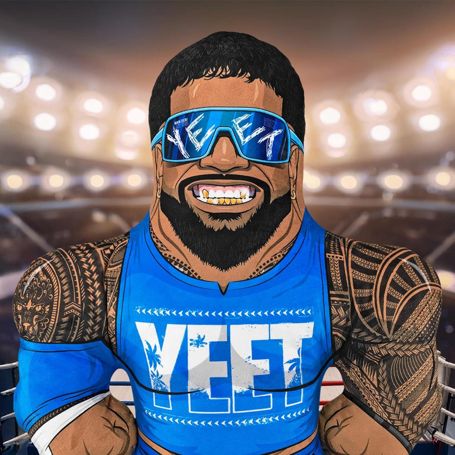 Peluche Jey Uso 61 cm Bleacher Creatures WWE - Figura Suave