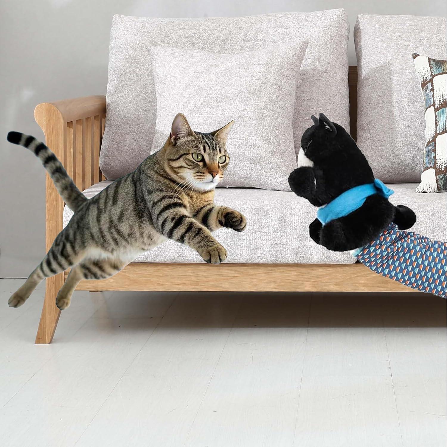 Títere de Gato Luchador Interactivo B0DYV86987 - Juguete Seguro