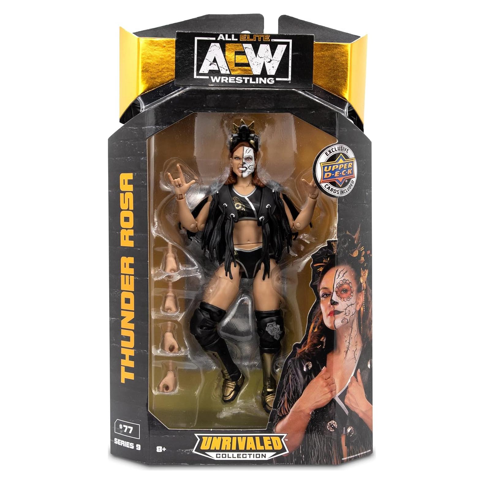 Figura de Acción Lucha Libre AEW Unrivaled 9 Thunder Rosa