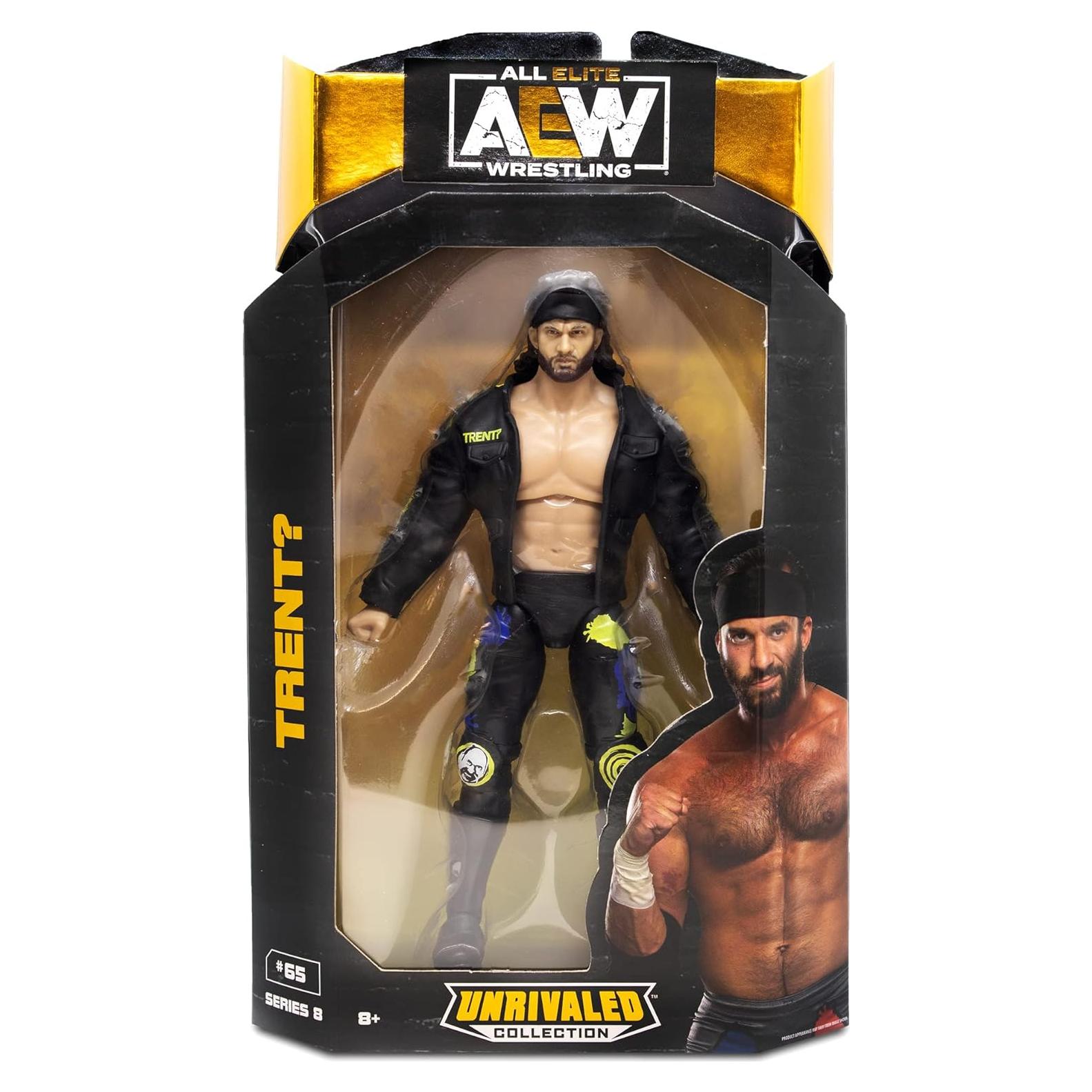 Figura de Acción Ringside Trent AEW Unrivaled 8 27.94x17.78cm
