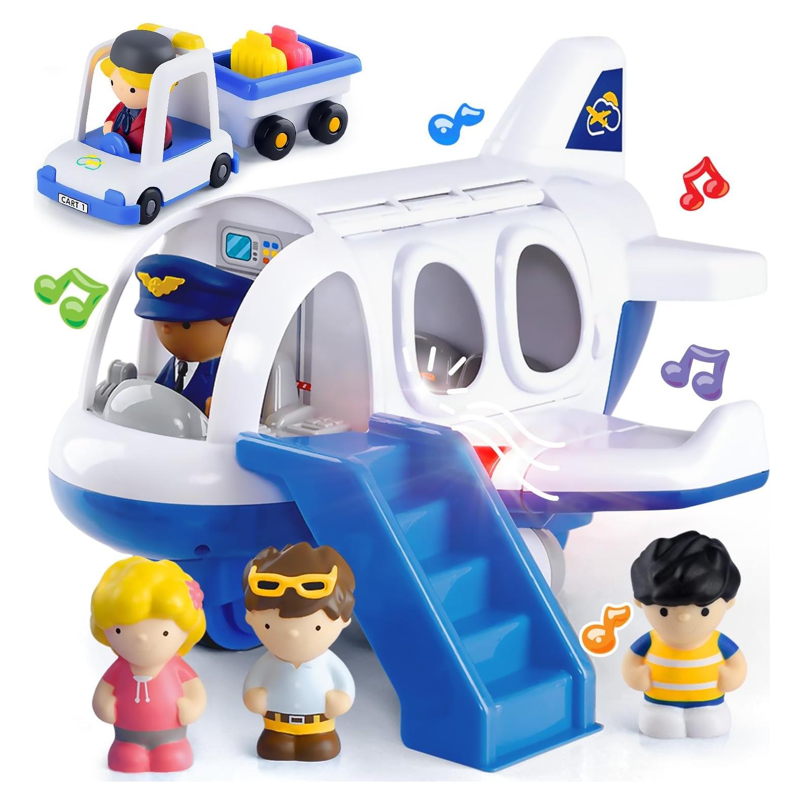 Juguete de avión musical PLAY para niños 2+ años - Azul