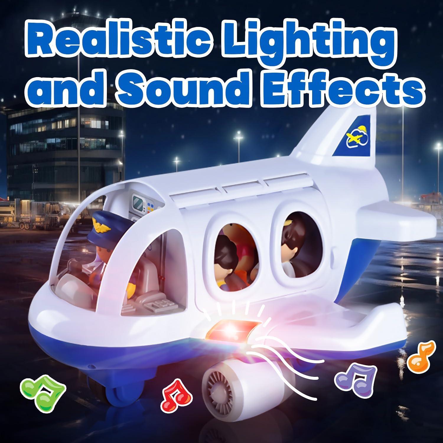 Juguete de avión musical PLAY para niños 2+ años - Azul