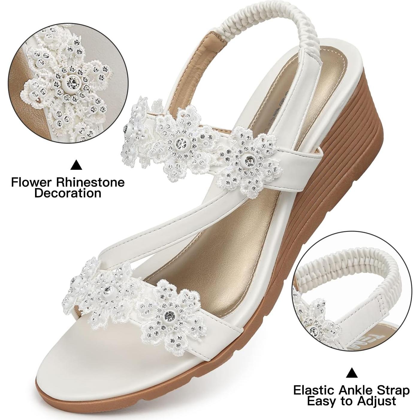 Sandalias Wedge TEMOFON para Mujeres Elegantes - Verano 2025