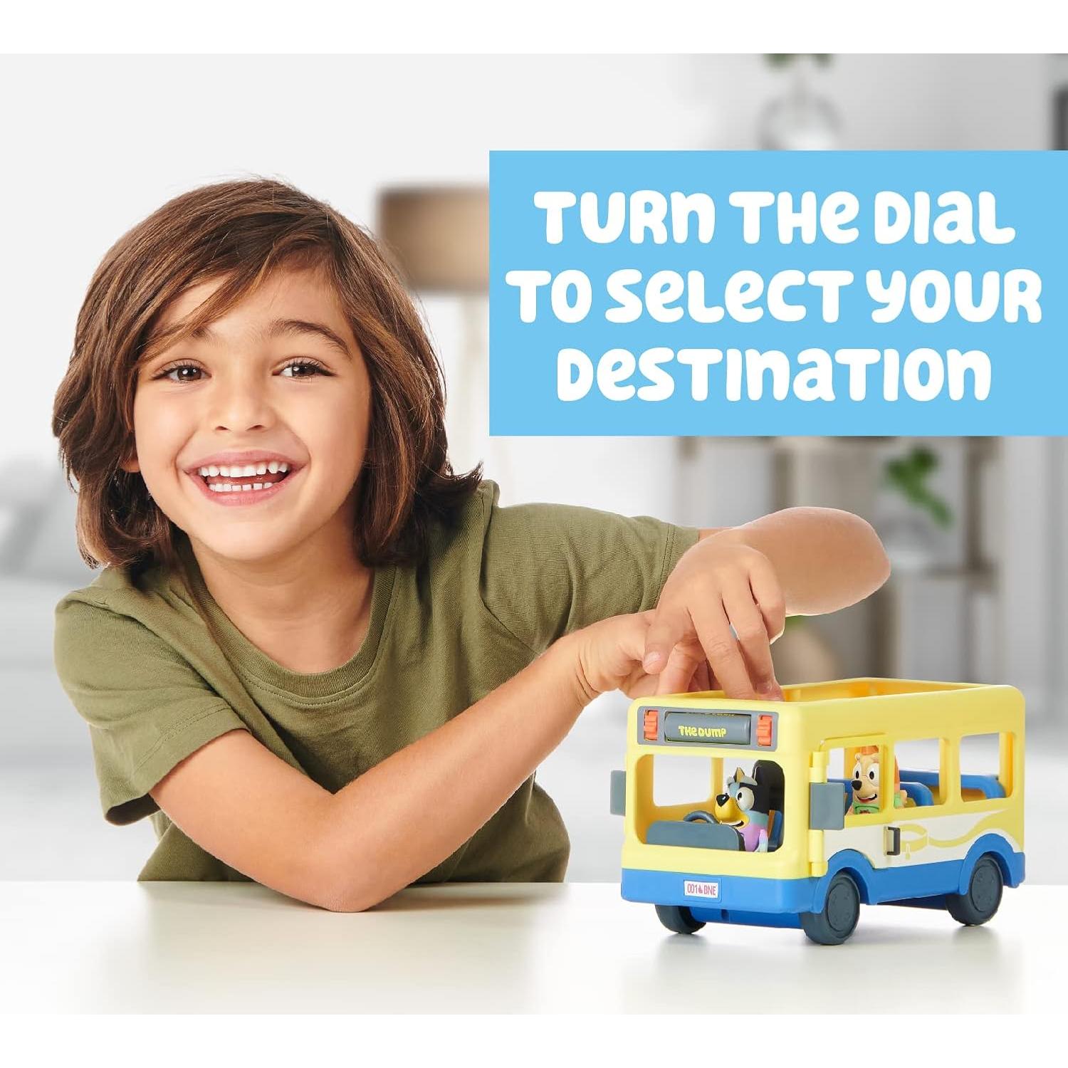 Autobús de Bluey y Amigos MOOSE TOYS 6 Figuras 6-8 cm