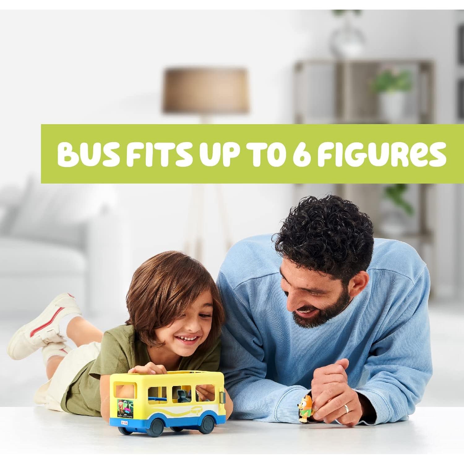 Autobús de Bluey y Amigos MOOSE TOYS 6 Figuras 6-8 cm