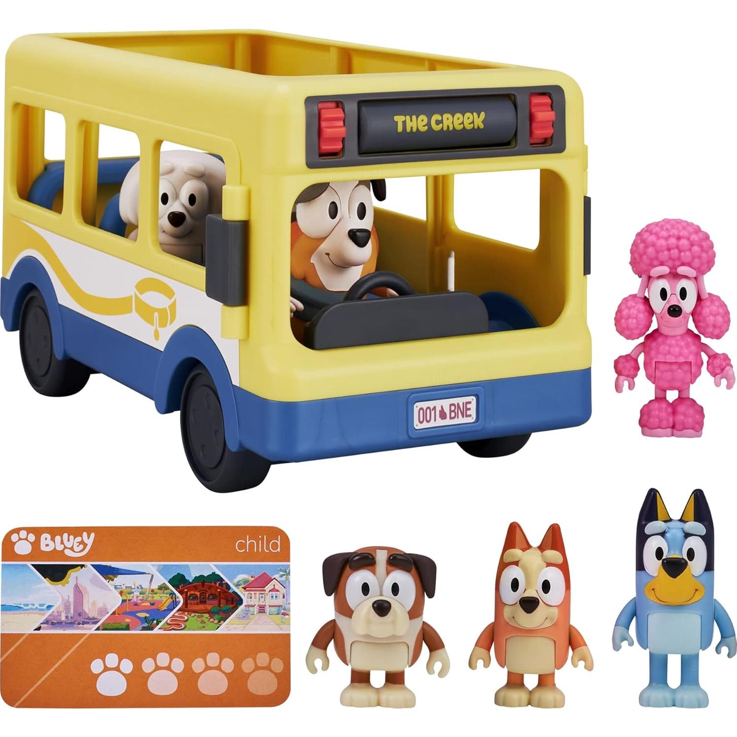 Autobús de Bluey y Amigos MOOSE TOYS 6 Figuras 6-8 cm