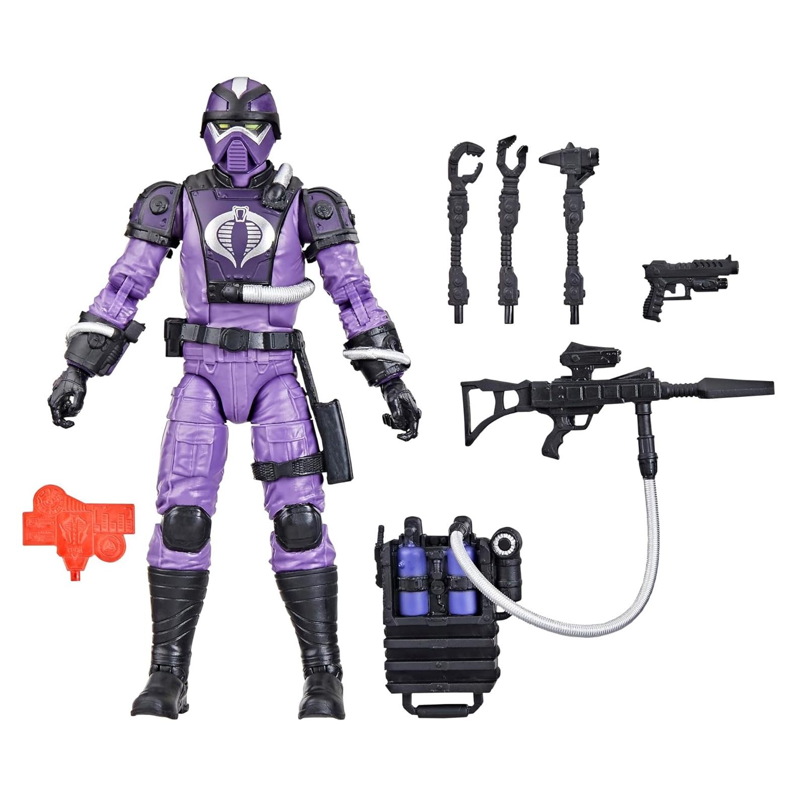 Figura de Acción G.I. Joe Techno-Viper 15 cm con 8 Accesorios