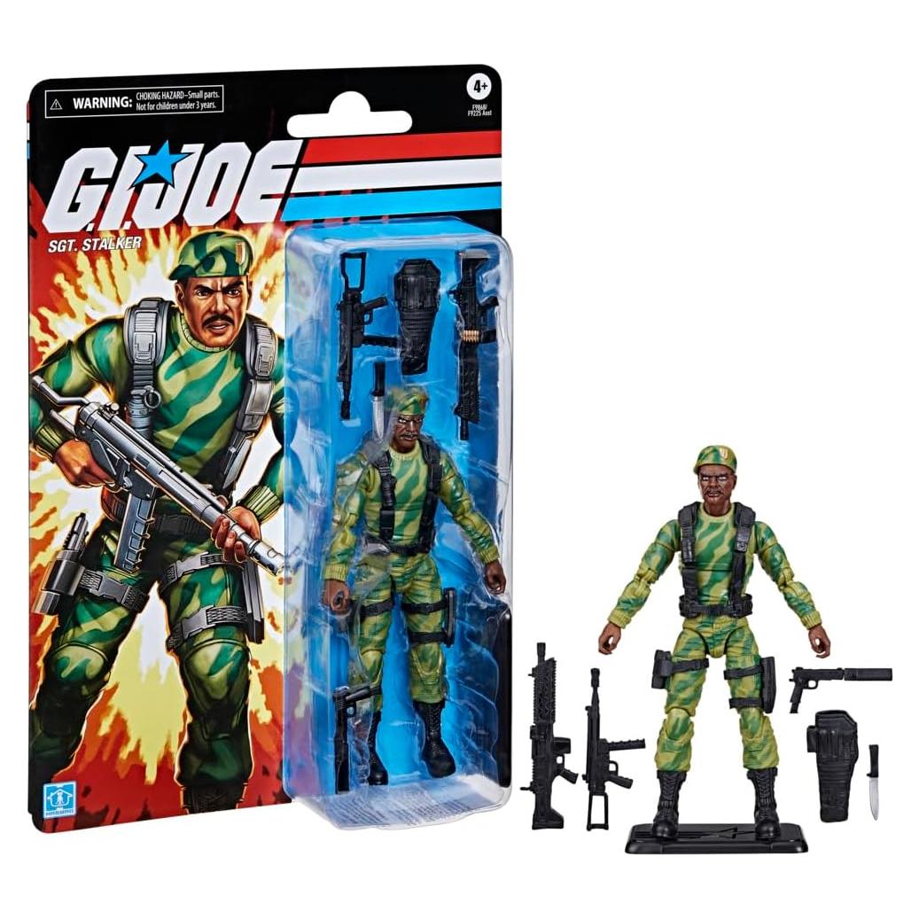 Figura de Acción G.I. Joe Sargento Stalker 15 cm con Accesorios