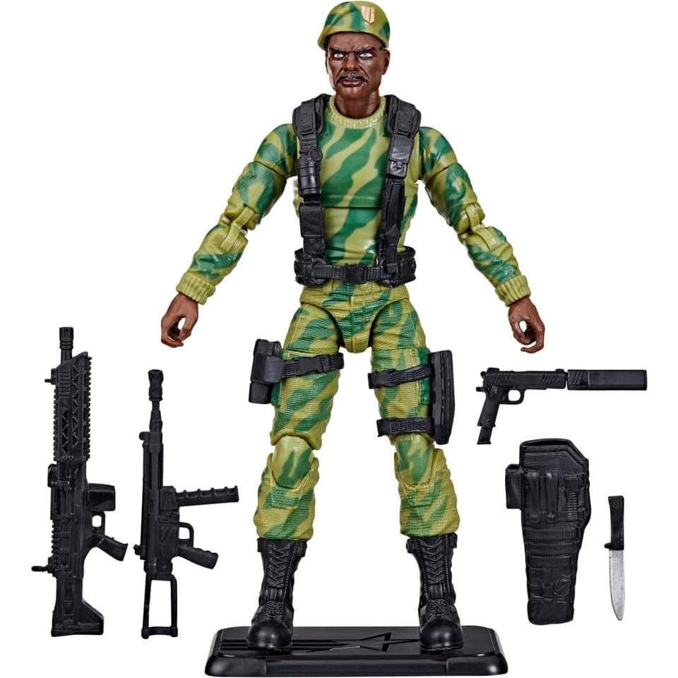 Figura de Acción G.I. Joe Sargento Stalker 15 cm con Accesorios