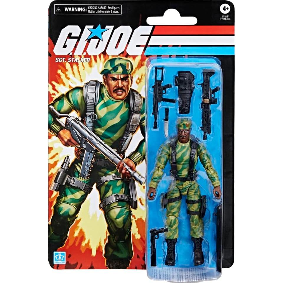 Figura de Acción G.I. Joe Sargento Stalker 15 cm con Accesorios