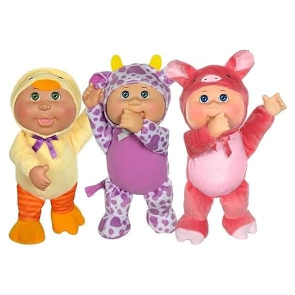 Muñecas Cabbage Patch Kids Amigos de la Granja 3-Pack 23 cm