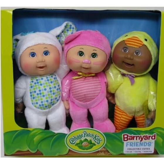 Muñecas Cabbage Patch Kids Amigos de la Granja 3-Pack 23 cm